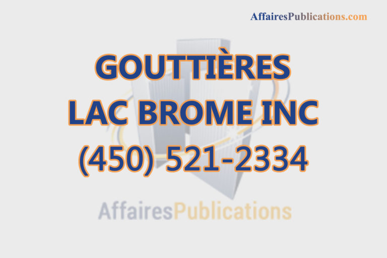 GOUTTIÈRES LAC BROME INC