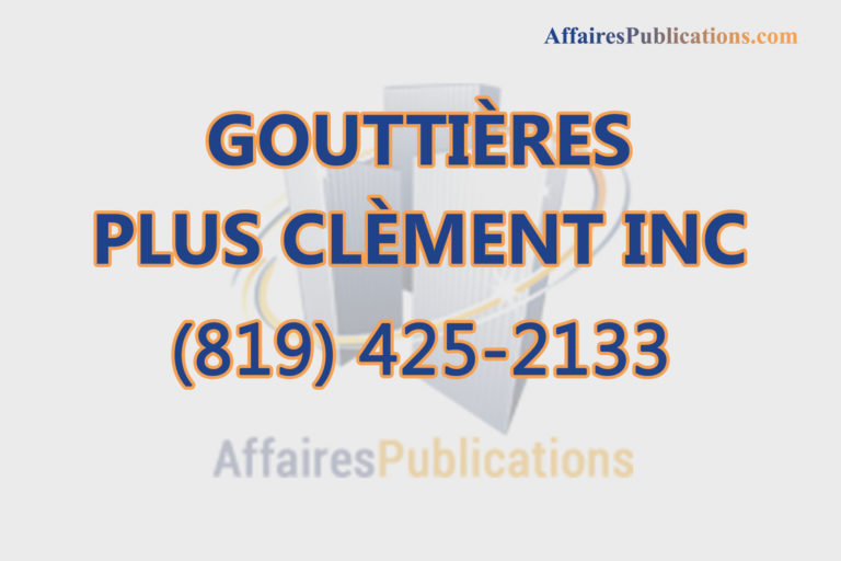 GOUTTIÈRES PLUS CLÈMENT