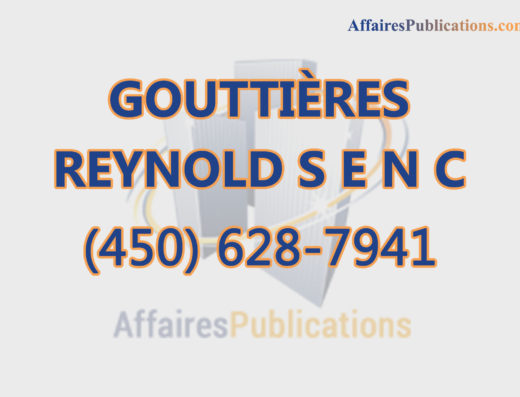 GOUTTIÈRES REYNOLD S E N C