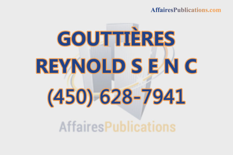 GOUTTIÈRES REYNOLD S E N C