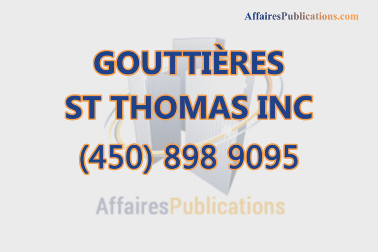 GOUTTIÈRES ST THOMAS INC