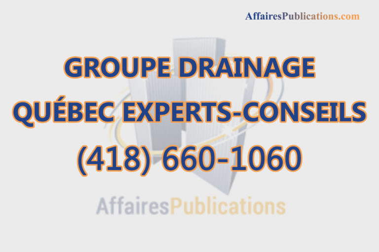 GROUPE DRAINAGE QUÉBEC EXPERTS-CONSEILS