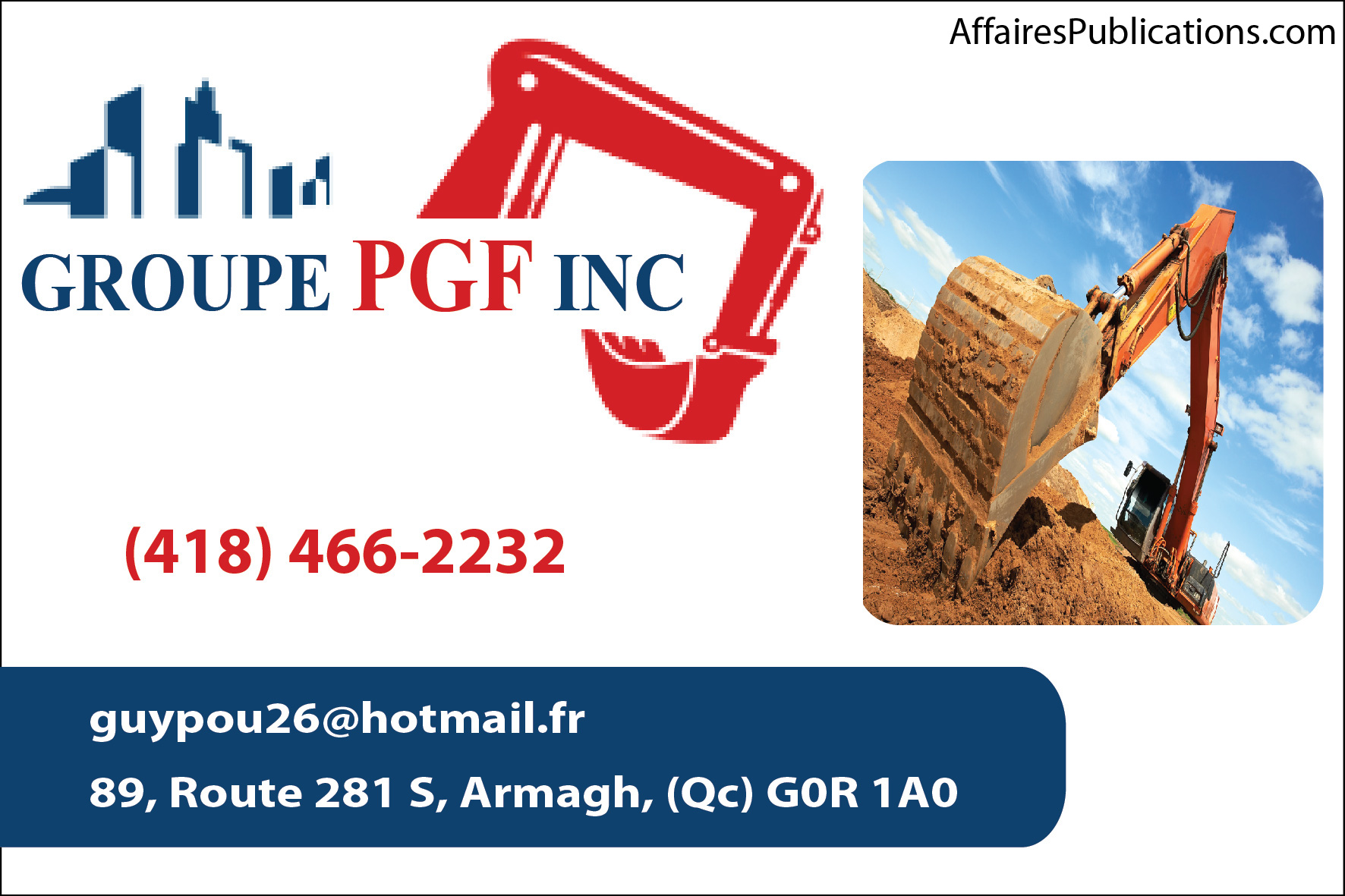 GROUPE PGF INC