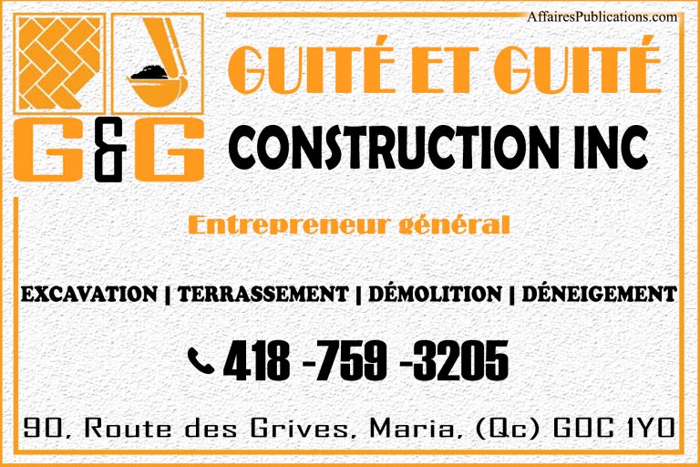 GUITÉ ET GUITÉ CONSTRUCTION INC