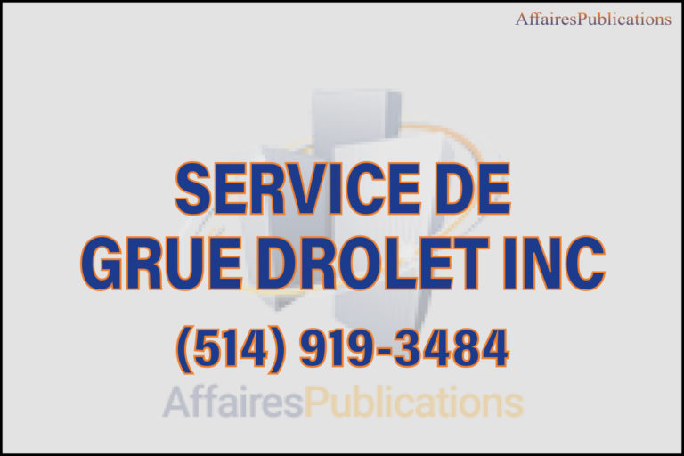 SERVICE DE GRUE DROLET INC