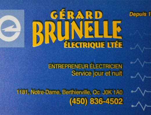 GÉRARD BRUNELLE ÉLECTRIQUE LTÉE