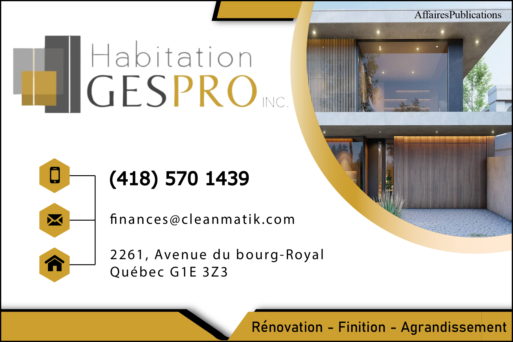 HABITATION GESPRO INC