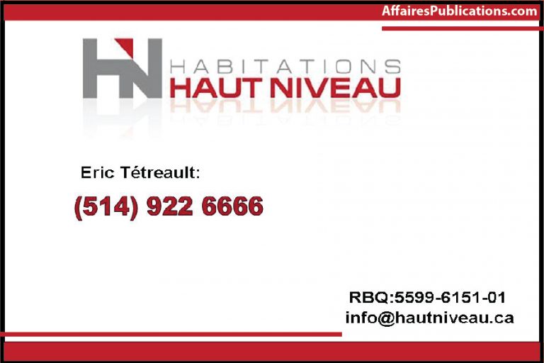 HABITATIONS HAUT NIVEAU