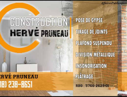 CONSTRUCTION HERVÉ PRUNEAU