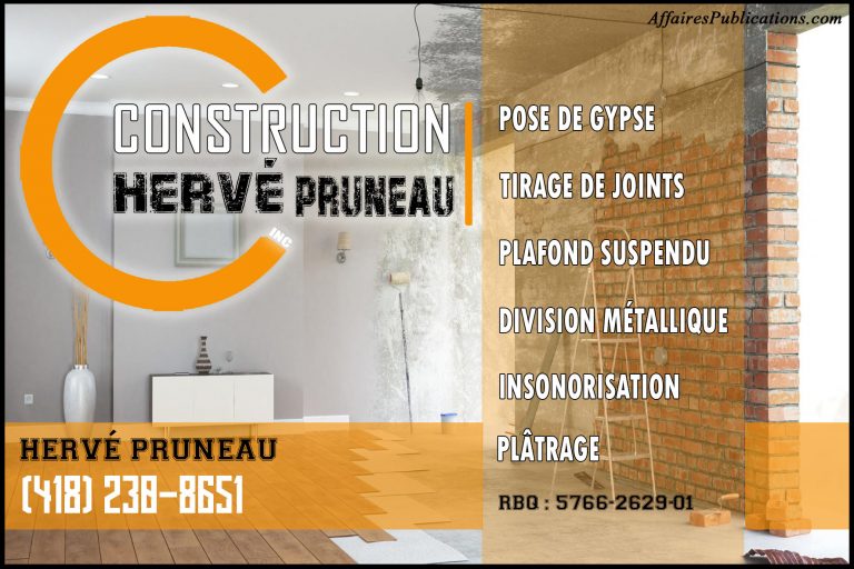 CONSTRUCTION HERVÉ PRUNEAU