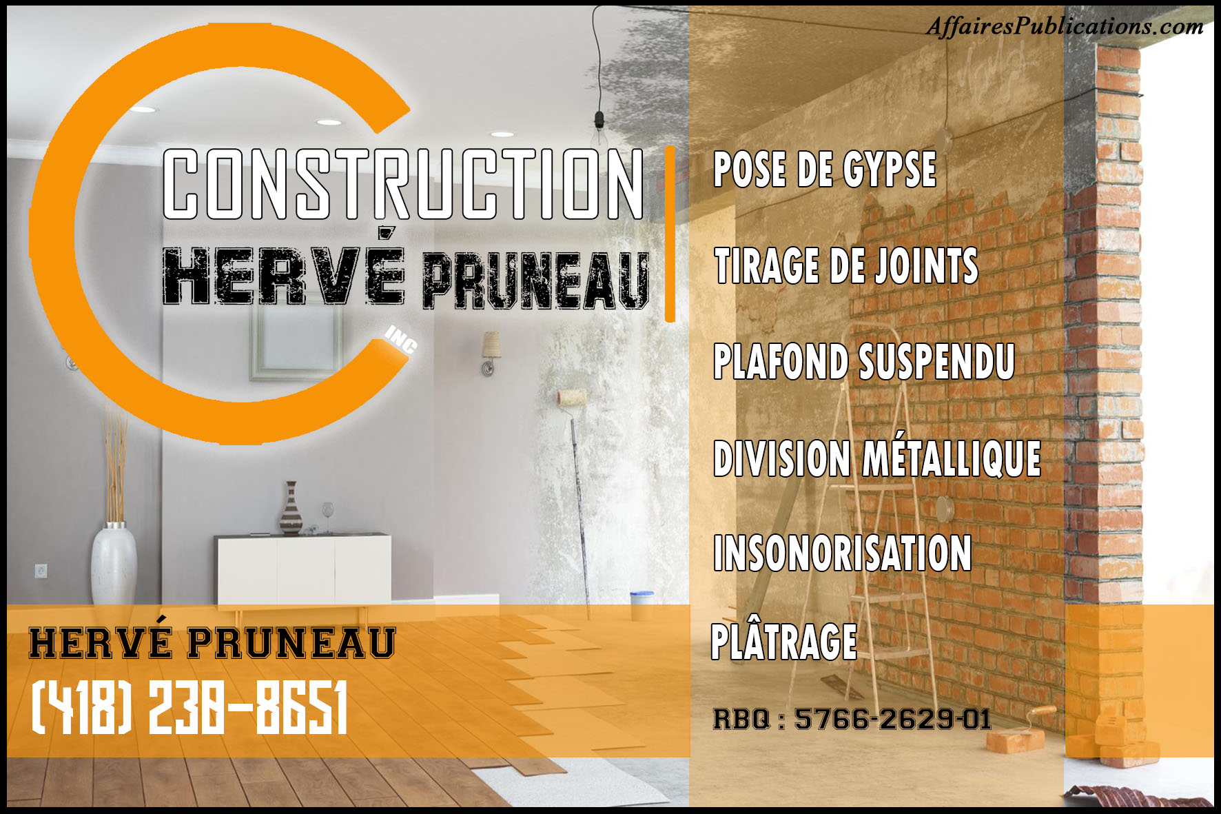 CONSTRUCTION HERVÉ PRUNEAU
