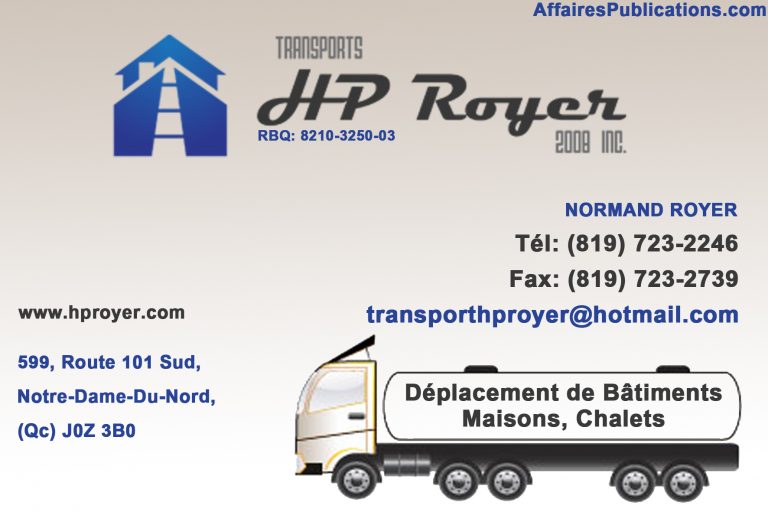 TRANSPORT HP ROYER 2008