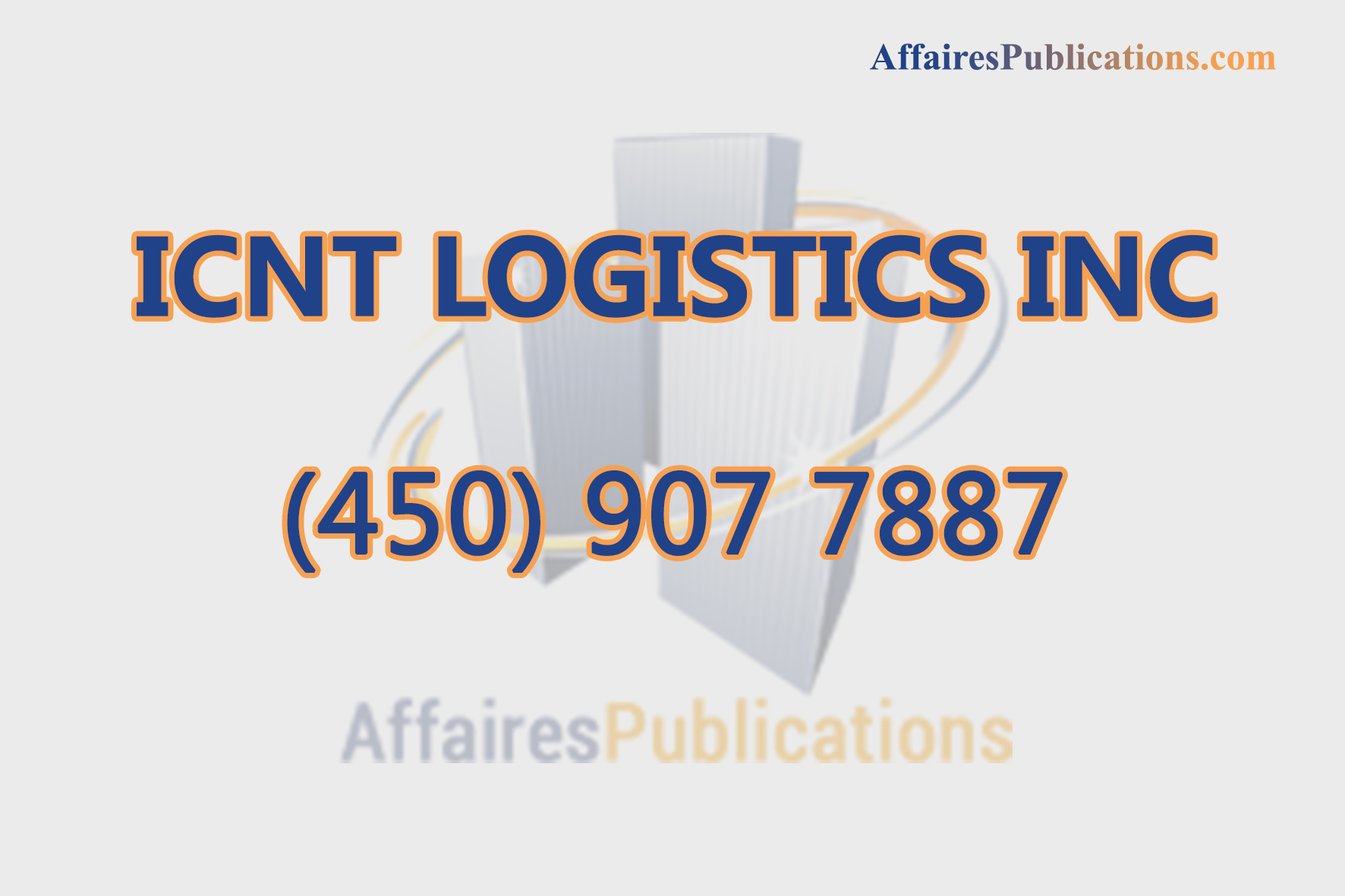 ICNT LOGISTICS INC