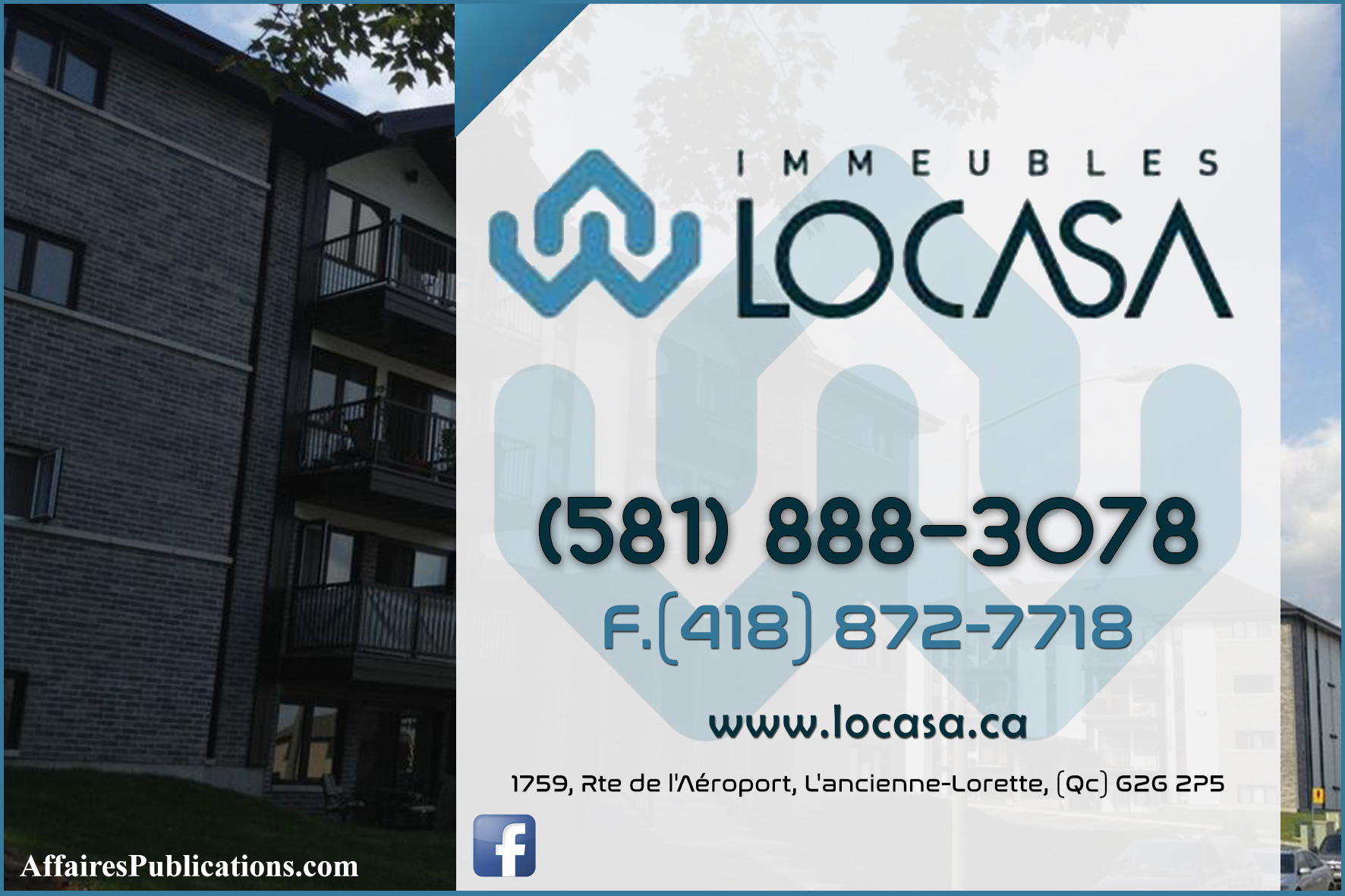 IMMEUBLES LOCASA INC