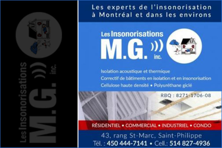 INSONORISATIONS MG