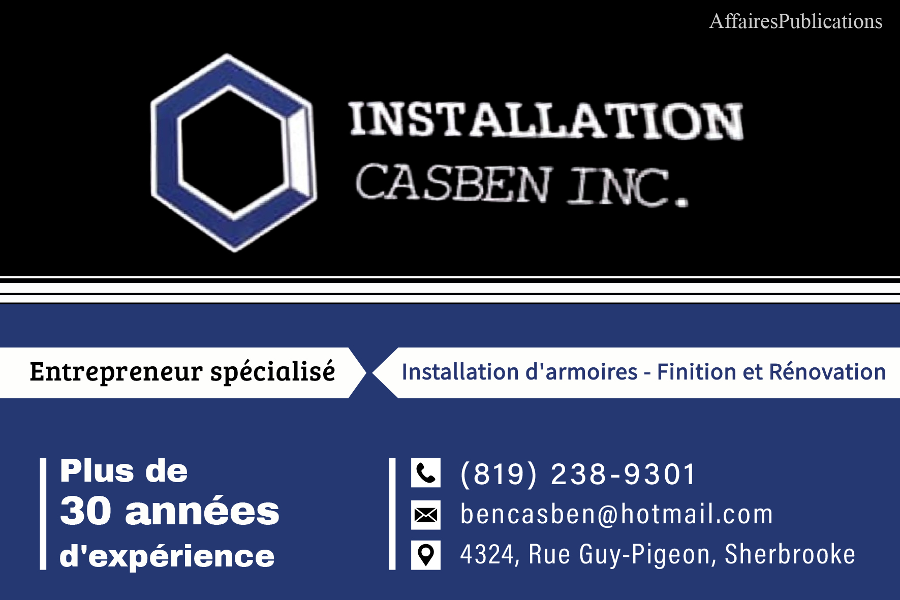 INSTALLATION CASBEN INC