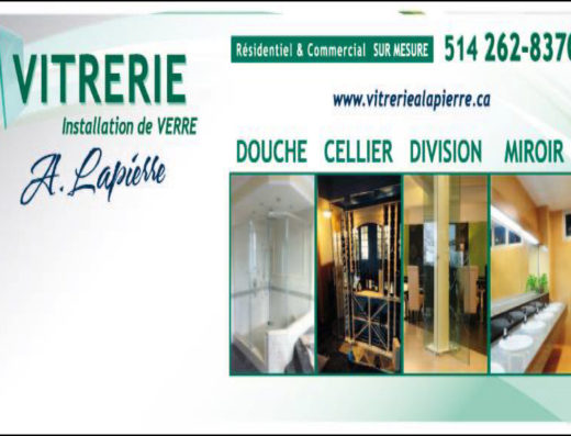 LES INSTALLATIONS DE VERRE À LAPIERRE INC