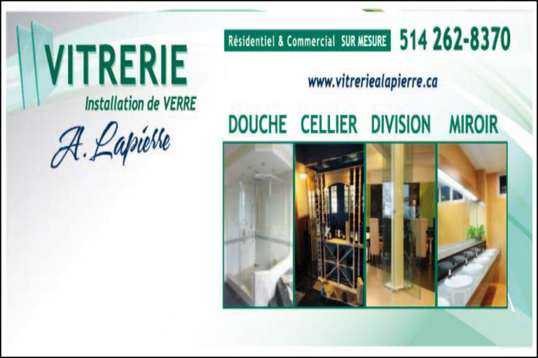 LES INSTALLATIONS DE VERRE À LAPIERRE INC