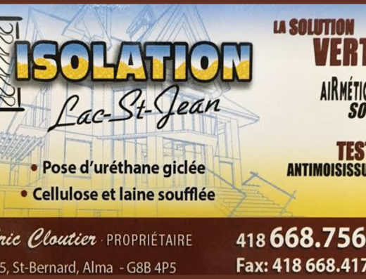 ISOLATION LAC ST JEAN INC