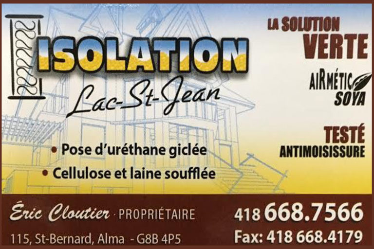 ISOLATION LAC ST JEAN INC