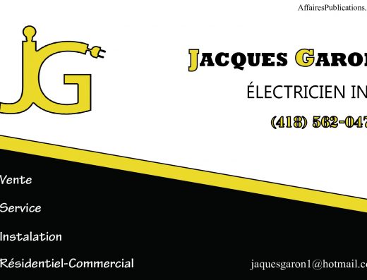 JACQUES GARON ÉLECTRICIEN