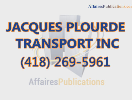 JACQUES PLOURDE TRANSPORT INC