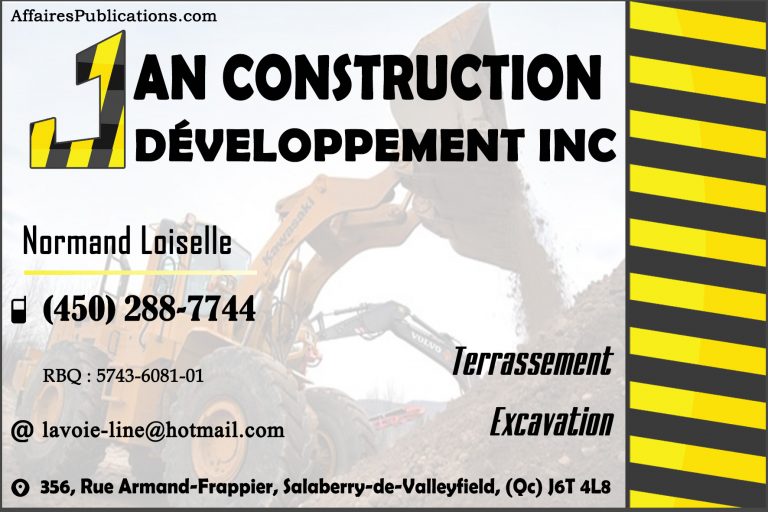 JAN CONSTRUCTION DÉVELOPPEMENT INC