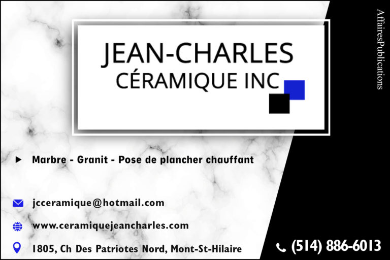 JEAN-CHARLES CÉRAMIQUE INC