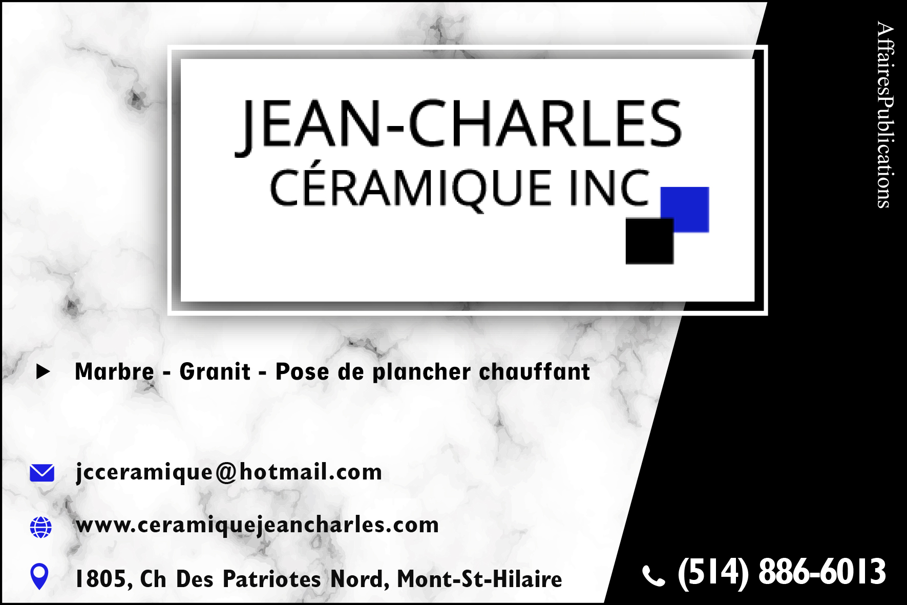 JEAN-CHARLES CÉRAMIQUE INC