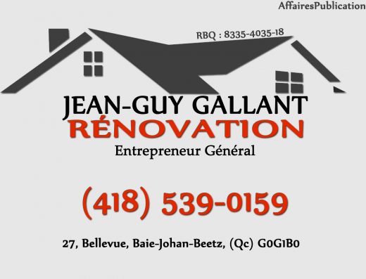 JEAN GUY GALLANT RÉNOVATION