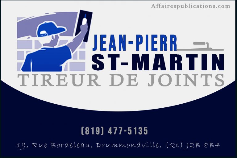 JEAN-PIERRE ST-MARTIN TIREUR DE JOINTS