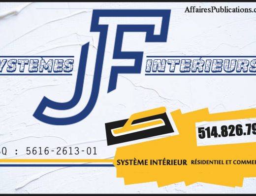 SYSTÈMES INTÉRIEURS J.F. INC