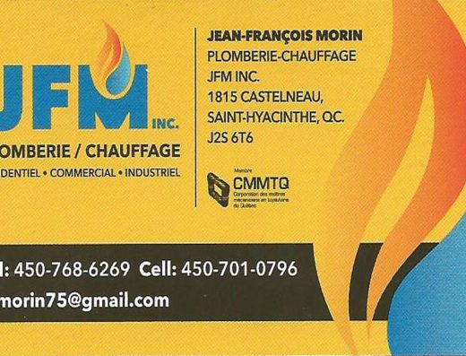 PLOMBERIE CHAUFFAGE JFM