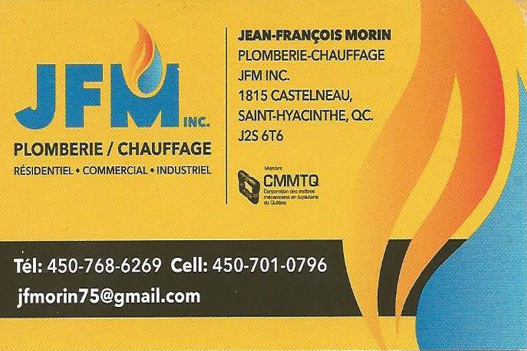 PLOMBERIE CHAUFFAGE JFM
