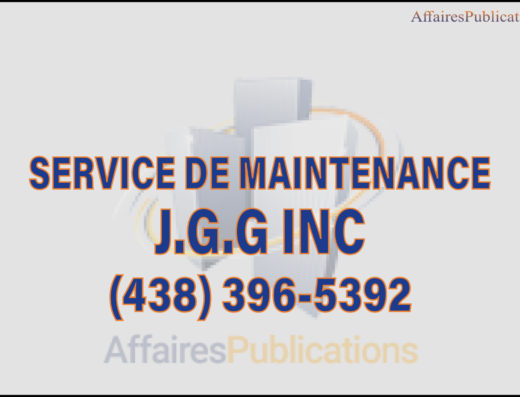 SERVICE DE MAINTENANCE J.G.G INC