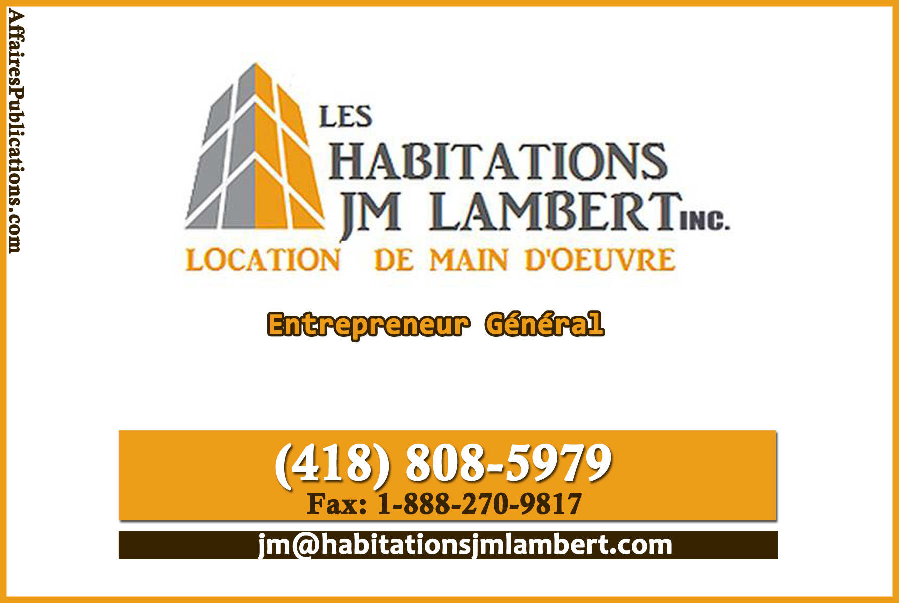 HABITATIONS JM LAMBERT