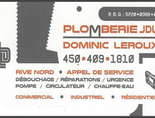 PLOMBERIE JDL INC