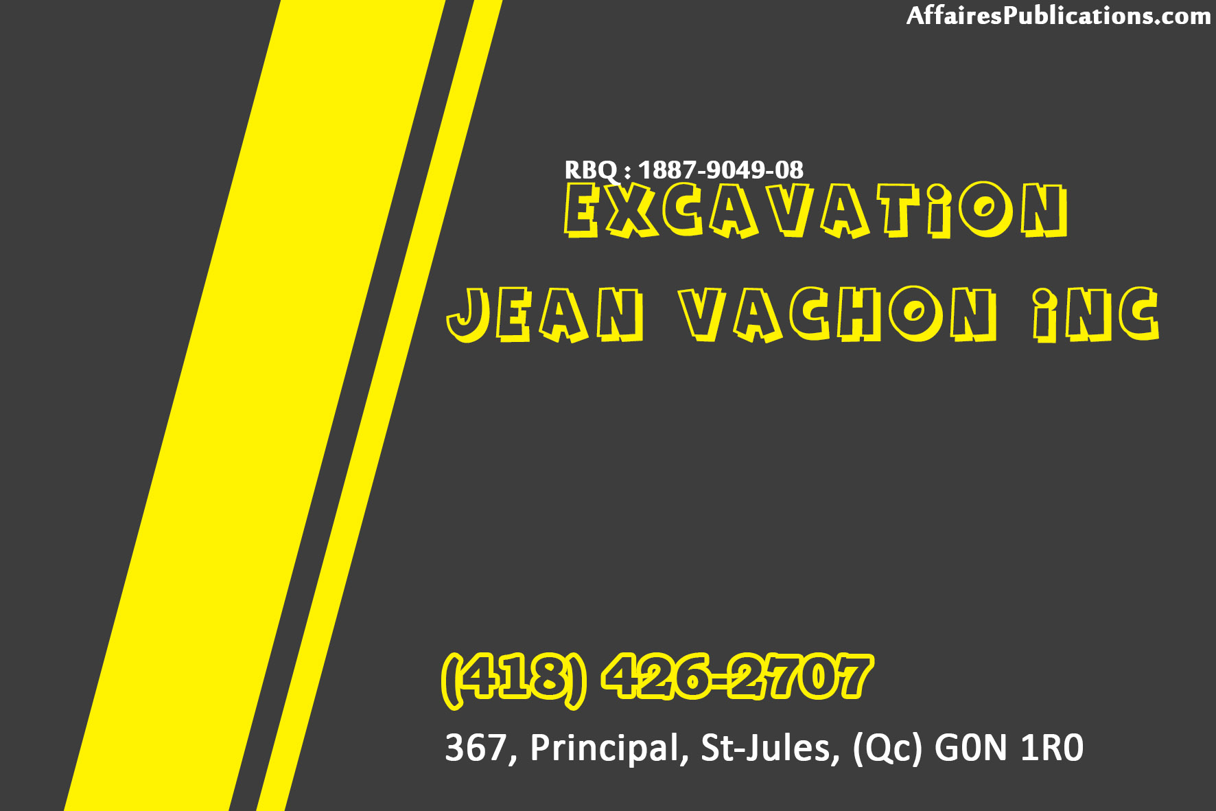 EXCAVATION JEAN VACHON INC