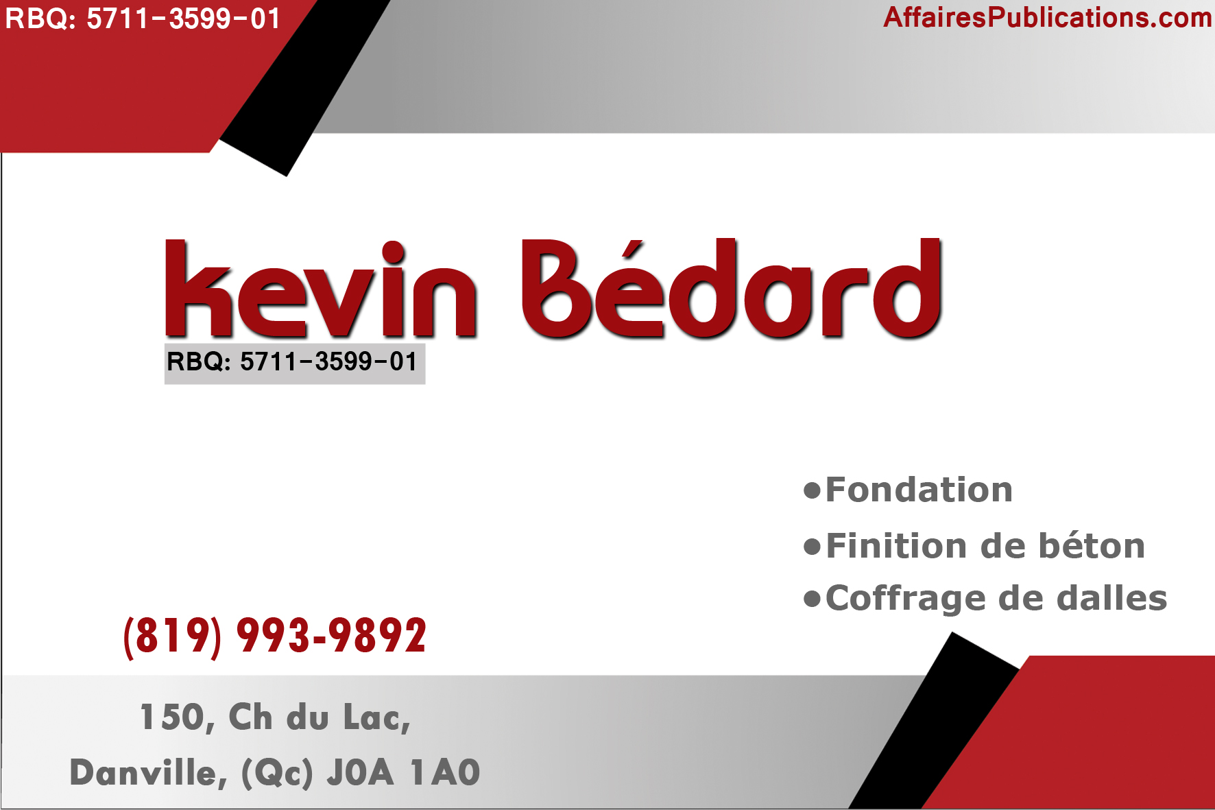 KEVIN BÉDARD