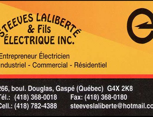 LALIBERTÉ STEEVES ET FILS ÉLECTRIQUE