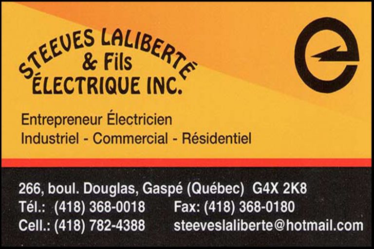 LALIBERTÉ STEEVES ET FILS ÉLECTRIQUE