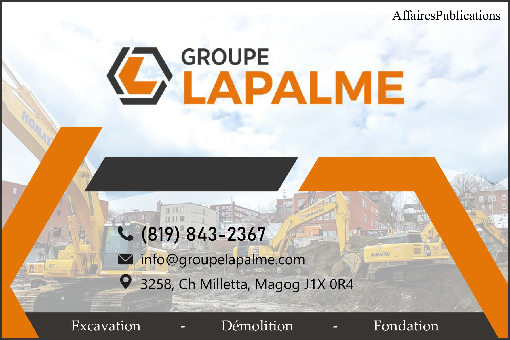 GERMAIN LAPALME ET FILS INC