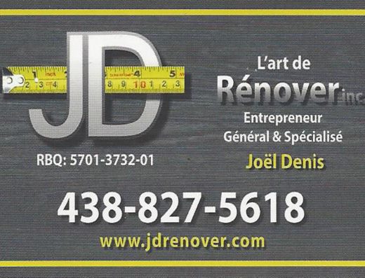 J D L&rsquo;ART DE RÉNOVER INC