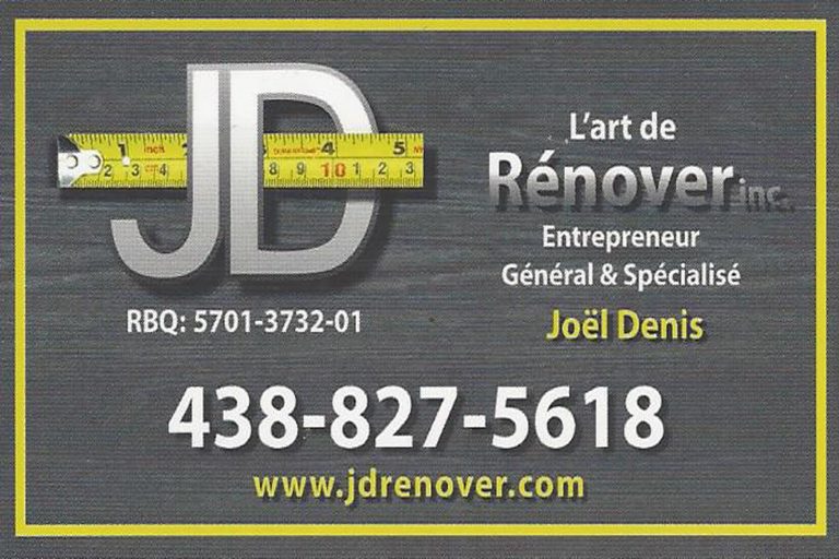 J D L&rsquo;ART DE RÉNOVER INC