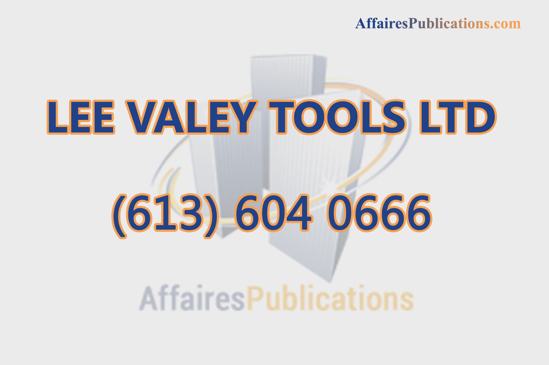 LEE VALEY TOOLS LTD