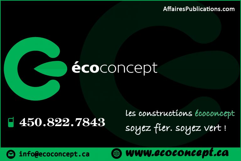 LES CONSTRUCTIONS ÉCOCONCEPT