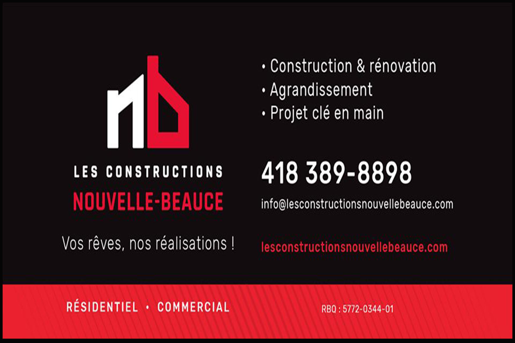 LES CONSTRUCTIONS NOUVELLE-BEAUCE INC