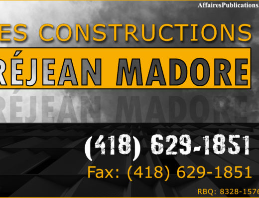 LES CONSTRUCTIONS RÉJEAN MADORE