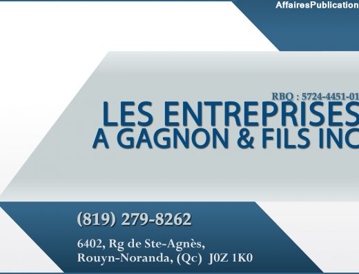 LES ENTREPRISES A GAGNON ET FILS