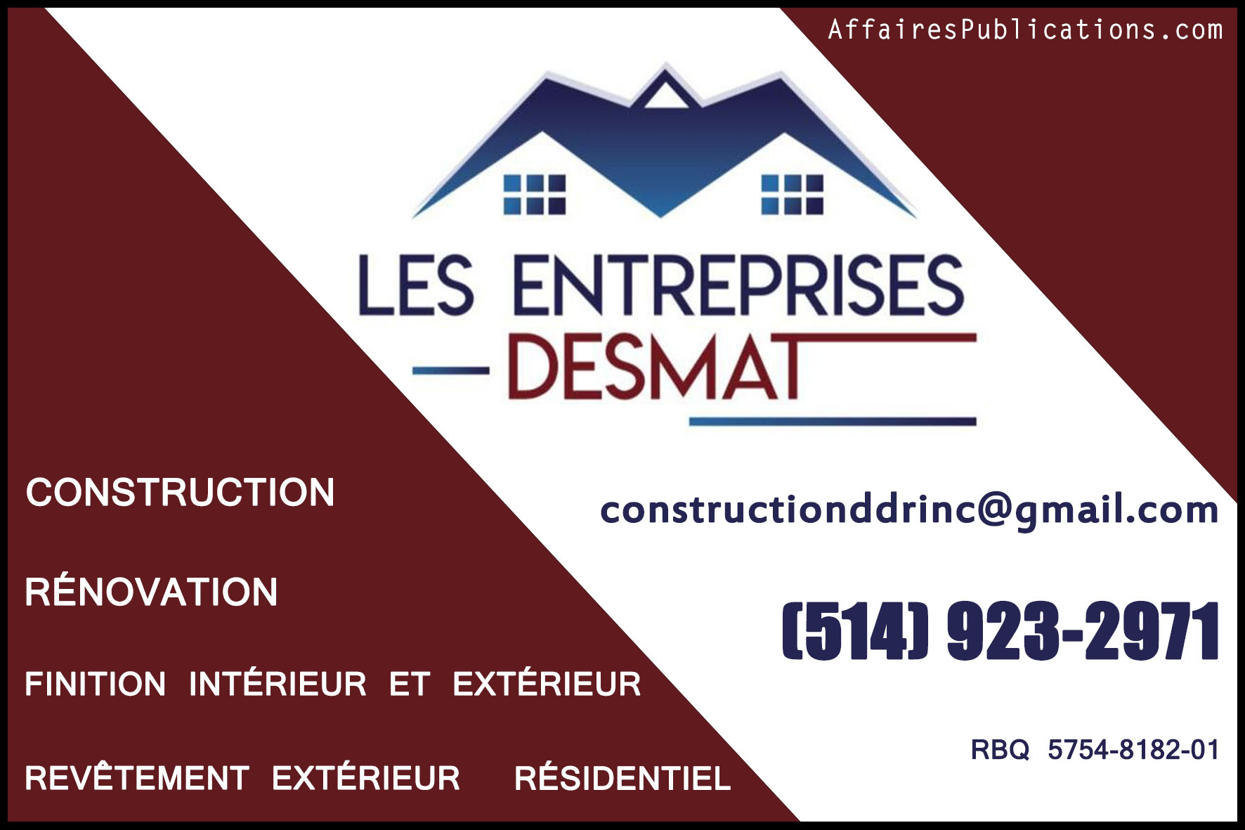 LES ENTREPRISES DESMAT